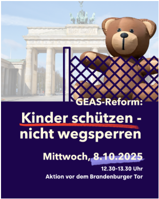 Aktion „Kinder schützen, nicht wegsperren!“ 
